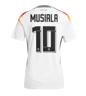 Tyskland Jamal Musiala #10 Replika Hjemmebanetrøje Dame EM 2024 Kortærmet